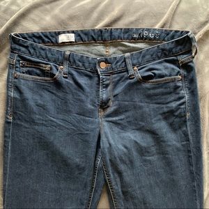 Gap extra long Dark Real Straight Jeans